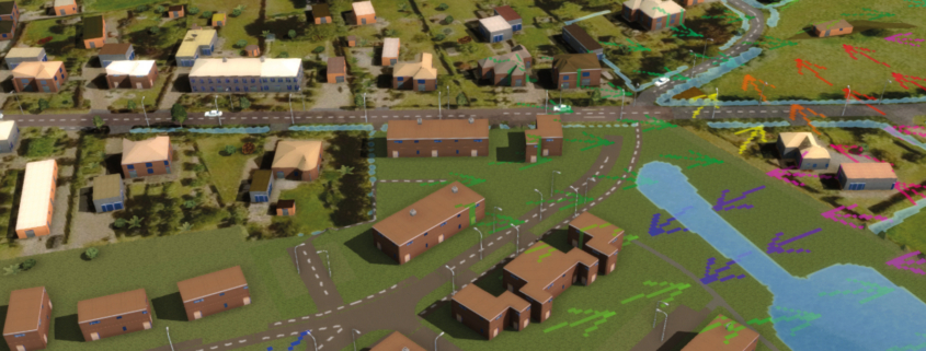 combineer woningen, water, groen en parkeren_Geofoxx